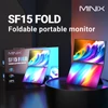Kép 6/6 - MINIX SF15 összecsukható hordozható monitor, 2×15,6" FHD IPS kijelző, HDR, 178° látószög, beépített hangszórók