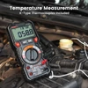 Kép 7/10 - KAIWEETS HT118E digitális multiméter – TRMS, 20 000 kijelzés, 2,7" LED kijelző, AC/DC automatikus tartományváltás