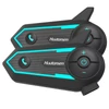 Kép 1/7 - Houtonsen S6 motoros sisak headset, 1000m intercom, hangnavigáció, Bluetooth 5.1, 30h üzemidő, Type-C, IP65 vízálló - 2 db-os csomag
