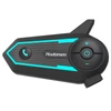 Kép 1/7 - Houtonsen S6 motoros sisak headset, 1000m intercom, hangnavigáció, Bluetooth 5.1, 30 óra üzemidő, Type-C, IP65 vízálló - 1 db