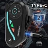 Kép 7/11 - Houtonsen V8 Plus motoros sisak headset, 1000m 2-fős intercom, 30h üzemidő, zajszűrés, MP3/GPS/FM, AI asszisztens, IPX67, BT 5.2, 2 db/csomag