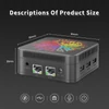 Kép 10/11 - RUPA HSI-95MINI Mini PC, Intel N95 (4 mag, max. 3,4GHz), 8GB RAM, 256GB SSD, 3×HDMI 4K, WiFi 5, Bluetooth 5.0, 3×USB 3.0, 2×RJ45, 3,5mm jack