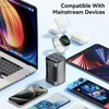 Kép 7/10 - ESSAGER 67W GaN asztali töltő, 2 USB-A + 2 Type-C, PD 3.0 QC 3.0 gyorstöltés, intelligens védelem, MacBook, Samsung, iPhone 15, laptophoz