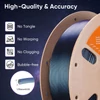 Kép 5/6 - Eryone égetett titán háromszínű PLA filament 1kg - kék, arany, zöld