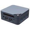 Kép 3/12 - SOYO M4 Mini PC, Intel N150 4 mag 3,6GHz, 12GB LPDDR5 RAM, 512GB SSD, 2×HDMI+DP 4K, WiFi 5, BT 5.0, 3×USB3.2, 2×RJ45, Type-C, audio