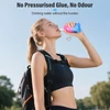 Kép 6/9 - NEWBOLER BOT003 Összecsukható, puha, BPA-mentes sportkulacs – 500 ml, rózsaszín-kék átmenet