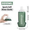 Kép 2/7 - NEWBOLER BOT225 összecsukható, puha, BPA-mentes sportkulacs – 300 ml, zöld