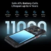 Kép 3/16 - OUKITEL WP35 Pro strapabíró telefon, 12+512GB, 11000mAh, 6.6" FHD+, 64+32MP, NFC/OTG/GPS, Dual SIM, BT5.2 - Fekete