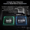 Kép 5/16 - OUKITEL WP35 Pro strapabíró telefon, 12+512GB, 11000mAh, 6.6" FHD+, 64+32MP, NFC/OTG/GPS, Dual SIM, BT5.2 - Fekete