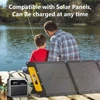 Kép 8/13 - NEWSMY P72 hordozható tápállomás, 268W, 270Wh/72000mAh LiMnFePO4 akku, fényszóró, 2×100W USB-C PD, 5 kimenet
