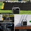 Kép 12/13 - NEWSMY P72 hordozható tápállomás, 268W, 270Wh/72000mAh LiMnFePO4 akku, fényszóró, 2×100W USB-C PD, 5 kimenet