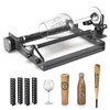 Kép 4/15 - Mecpow X3 Pro 10W lézergravírozó légsegéddel + FC1 burkolat + G3 Pro forgató + H44 lézerágy