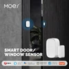 Kép 2/7 - MoesHouse Tuya ZigBee okos ablak-, ajtó- és kapuérzékelő, távoli vezérlés alkalmazással