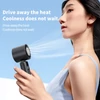 Kép 14/18 - WT21 hordozható kézi ventilátor, 3600mAh akkumulátor, nagy sebességű motor, 180°-ban hajtható, LED kijelző, 100 fokozat - Fehér