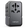Kép 1/7 - MINIX TP85 85W univerzális utazóadapter, 3 USB-C, 2 USB-A