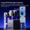 Kép 10/14 - AOOSTAR WTR Pro NAS Mini PC barebone (RAM, SSD nélkül), Intel N150, 4 mag, 3x 4K kijelző, 2×USB3.0, 2×USB2.0, 2×2.5G LAN, microSD, audio