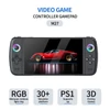 Kép 3/8 - M27 kézi játékkonzol, 7" IPS kijelző, RGB fény, 30+ emulátor, eredeti 3D joystick - 64GB TF kártya
