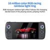 Kép 7/8 - M27 kézi játékkonzol, 7" IPS kijelző, RGB fény, 30+ emulátor, eredeti 3D joystick - 64GB TF kártya