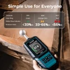 Kép 2/8 - ERICKHILL EWM05 fa nedvességmérő, érintésmentes, 3 színű LED gyűrű, digitális kijelző, 1000mAh akkumulátor