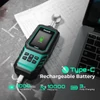 Kép 6/8 - ERICKHILL EWM05 fa nedvességmérő, érintésmentes, 3 színű LED gyűrű, digitális kijelző, 1000mAh akkumulátor