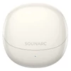 Kép 3/5 - SOUNARC Q3 vezeték nélküli fülhallgató – Bluetooth 5.3, IPX5, 20 óra üzemidő, érintésvezérlés – Bézs