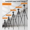 Kép 4/8 - CIGMAN CTP01 1,5m lézerszintező állvány telefon tartóval, 1/4" csavarral és 5/8" adapterrel