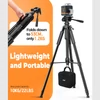 Kép 5/8 - CIGMAN CTP01 1,5m lézerszintező állvány telefon tartóval, 1/4" csavarral és 5/8" adapterrel