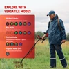 Kép 3/9 - KAIWEETS EXPLORER X II fémdetektor – 4 üzemmód, állítható szár, IP68 vízálló tekercs, LCD kijelző