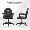 Kép 7/14 - ACGAM CG-4746 gamer irodai szék, ergonomikus hab háttámla, 360°-os forgás, állítható magasság, kicsi méret