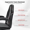 Kép 8/14 - ACGAM CG-4746 gamer irodai szék, ergonomikus hab háttámla, 360°-os forgás, állítható magasság, kicsi méret