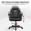 Kép 10/14 - ACGAM CG-4746 gamer irodai szék, ergonomikus hab háttámla, 360°-os forgás, állítható magasság, kicsi méret