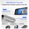Kép 3/6 - Flydigi BS1 laptop hűtőállvány, 4 hűtési mód, intelligens változó frekvenciás hőmérséklet-szabályozás