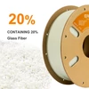 Kép 2/6 - ERYONE üvegszálas filament PA6 - 1kg Fehér