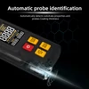 Kép 2/7 - BSIDE T2X bevonati vastagságmérő, színes LCD kijelző, újratölthető autófesték film vastagság teszter, 0,1 mikrométer/0-1500μm