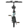 Kép 7/8 - ESKUTE F100 összecsukható elektromos kerékpár, 250W motor, 36V 9Ah akku, 14" gumi, 25km/h, 55km hatótáv, LCD - Kék