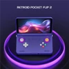Kép 2/7 - Retroid Pocket Flip 2 retro kézikonzol – Android 13, 5,5" 1080P AMOLED, 8GB+128GB, WiFi 6, HDMI - Kék