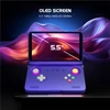 Kép 3/7 - Retroid Pocket Flip 2 retro kézikonzol – Android 13, 5,5" 1080P AMOLED, 8GB+128GB, WiFi 6, HDMI - Kék