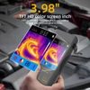 Kép 7/11 - BSIDE SH7 Infravörös hőkamera multiméter, 15 színmód, 3,98" TFT érintőképernyő, USB újratölthető akkumulátor, beltéri és kültéri használat - Makrő lencsével