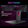 Kép 13/16 - KTC H27T22 27" QHD 180Hz gamer monitor, Fast IPS, 1ms, 99% sRGB, HDR10, FreeSync/G-SYNC, HDMI, DP, USB, forgatható, VESA