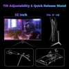 Kép 10/10 - KTC H32S17C 32" 1500R ívelt gamer monitor, 1920x1080 VA, 180Hz, 3000:1, FreeSync/G-Sync, HDMI, DP, VESA, alacsony kékfény