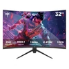 Kép 1/10 - KTC H32S17C 32" 1500R ívelt gamer monitor, 1920x1080 VA, 180Hz, 3000:1, FreeSync/G-Sync, HDMI, DP, VESA, alacsony kékfény