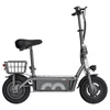 Kép 2/9 - iScooter F2 elektromos roller üléssel, hátsó kosárral, 500W motor, 36V 7.8Ah akkumulátor, 10" gumi, 30km/h, 30km hatótáv