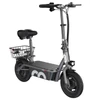 Kép 3/9 - iScooter F2 elektromos roller üléssel, hátsó kosárral, 500W motor, 36V 7.8Ah akkumulátor, 10" gumi, 30km/h, 30km hatótáv