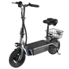 Kép 4/9 - iScooter F2 elektromos roller üléssel, hátsó kosárral, 500W motor, 36V 7.8Ah akkumulátor, 10" gumi, 30km/h, 30km hatótáv