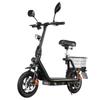 Kép 2/9 - TWOFISH M5 PRO-E EEC tanúsított elektromos robogó üléssel, kosárral, 500W motor, 48V 13Ah, 40km/h, 30km hatótáv - Fekete