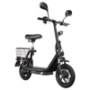 Kép 3/9 - TWOFISH M5 PRO-E EEC tanúsított elektromos robogó üléssel, kosárral, 500W motor, 48V 13Ah, 40km/h, 30km hatótáv - Fekete