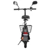 Kép 6/9 - TWOFISH M5 PRO-E EEC tanúsított elektromos robogó üléssel, kosárral, 500W motor, 48V 13Ah, 40km/h, 30km hatótáv - Fekete