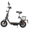 Kép 8/9 - TWOFISH M5 PRO-E EEC tanúsított elektromos robogó üléssel, kosárral, 500W motor, 48V 13Ah, 40km/h, 30km hatótáv - Fekete