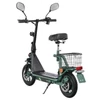 Kép 5/10 - TWOFISH M5 PRO-E EEC tanúsított elektromos robogó üléssel, kosárral, 500W motor, 48V 13Ah, 40km/h, 30km hatótáv - Zöld