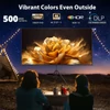 Kép 6/10 - [Google TV tanúsítvánnyal] ETOE Dolphin DLP projektor, 500 ANSI lumen, natív 1080P, 4K UHD, autofókusz, Netflix/YouTube/Prime Video
